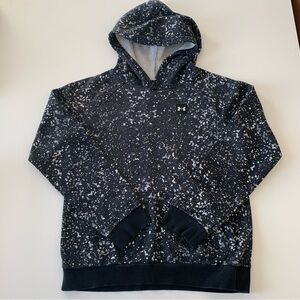 Under Armour Kids' Speckled Black and White Hoodie